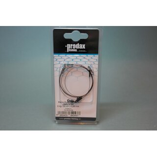 Predax - Stahlvorfach 1x7 - ready to fish - 30cm - 2 Stück - 9kg - 0,28mm