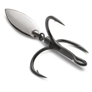 VMC 7548 BD - Bladed Hybrid Treble - Drillinge mit Spinnerblatt - 1x stark - alle Größen -