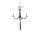 VMC 7548 BD - Bladed Hybrid Treble - Drillinge mit Spinnerblatt - 1x stark - alle Größen -
