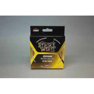 CWC Strike Wire - Extreme Hi Vis Yellow - geflochtene Schnur - Braided Line - 135m - neu!