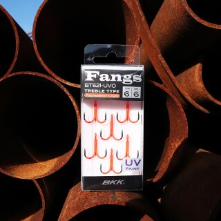 BKK Spear 21 UVO Treble Hook - Drilling Haken Coated