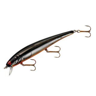 Bomber Wobbler B15A Long A - 11,5 cm - Chrome Black Back Orange Belly