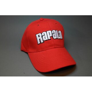 Rapala Cap Baseball Mütze Rot mit gestickten Logos  - neu und super selten!