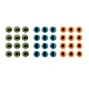 Svartzonker Eye Mix - 10 + 12 mm - 36 Stück -