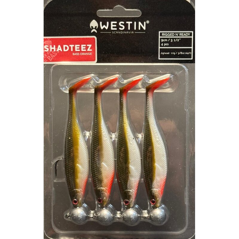 Westin ShadTeez R'N'R - 9cm - Bass Orange