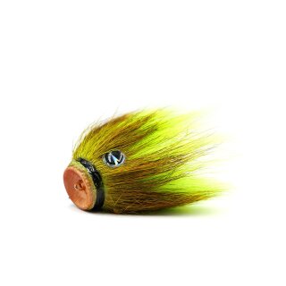 Rapala VMC Baby Mustache Shallow - Mouse - Mauskopf - alle Farben - Chartreuse