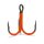 VMC 4551 UV - Drillinge - Orange - 1x stark - alle Größen -