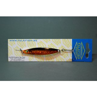 Falkfish Kingtrout - 78mm 21gr - Meerforellenblinker - versch. Farben - neu! 153 - Holo Copper Black